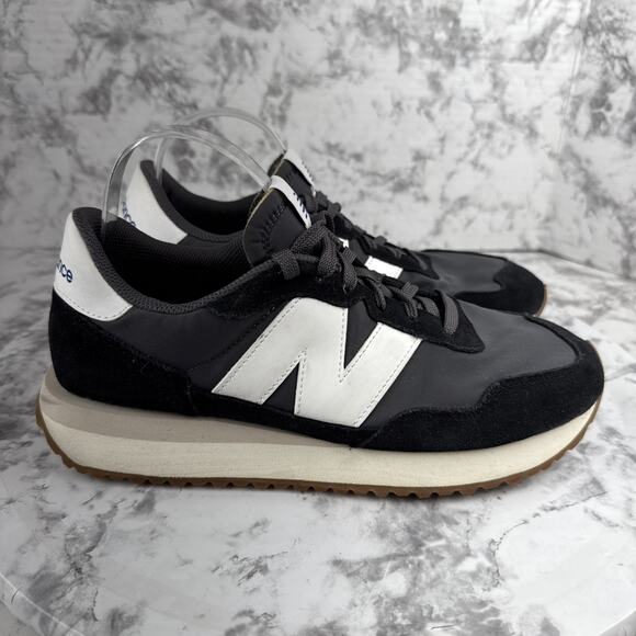 New Balance Classics 237v1 Sneakers Men Size 10 Black Magnet Gray Casual Comfort - Picture 5 of 9